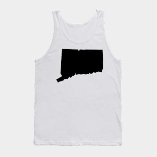 Connecticut map in black Tank Top